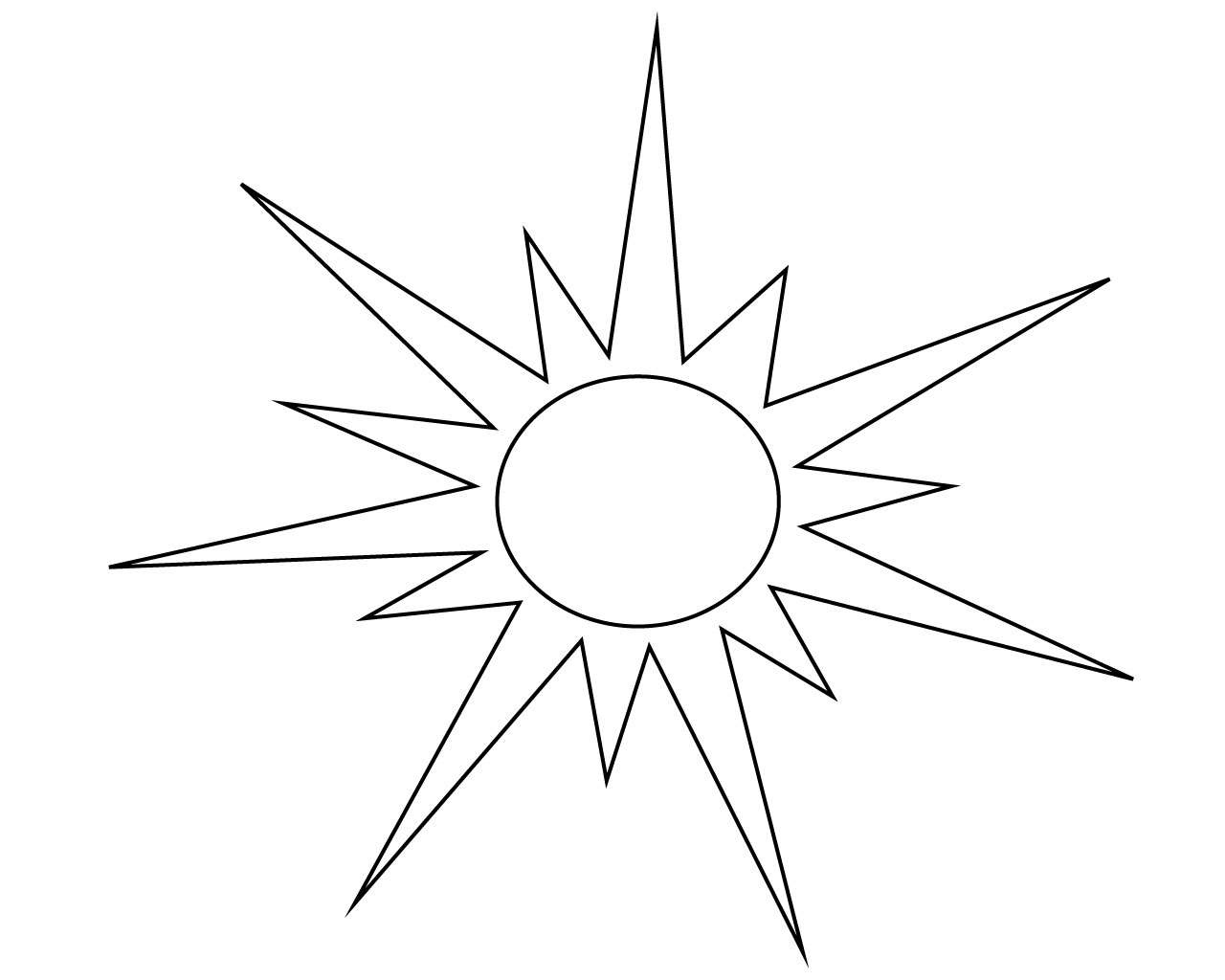 Sun Coloring Pages Free