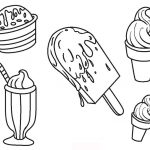 5 Ice cream coloring pages