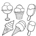 6 Ice cream coloring pages