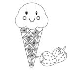 Ice Cream Coloring Pages For Adults