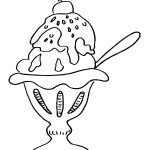 Ice cream coloring pages