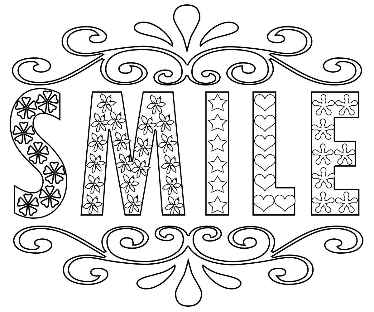 Sayings Coloring Pages