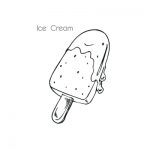 Summer Ice cream coloring pages online