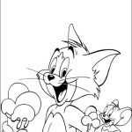 Tom and Jerry Ice cream coloring pages