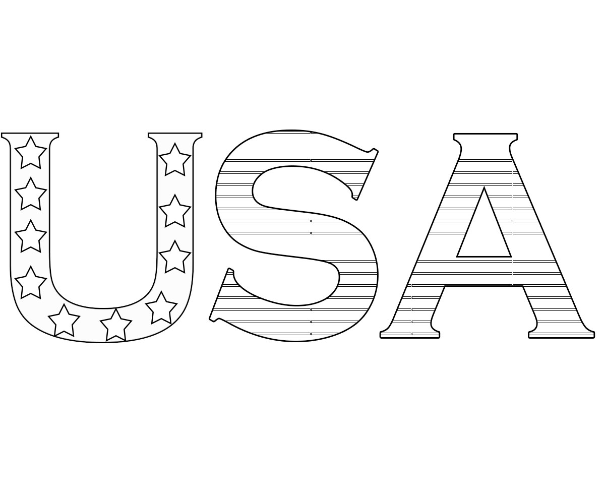 USA Coloring Pages Printable