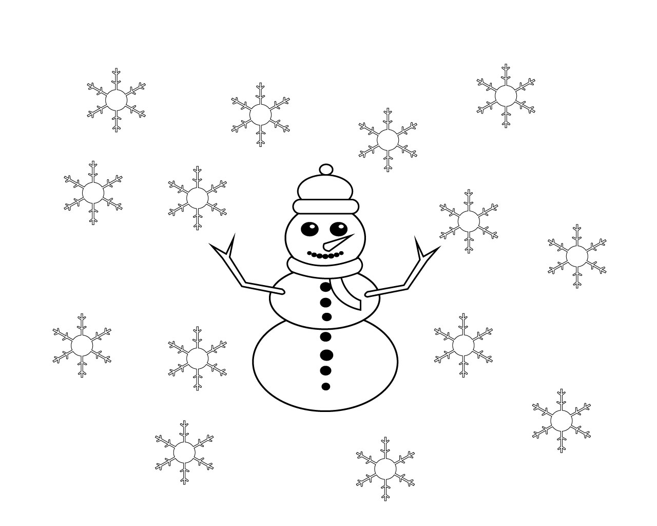 January Coloring Pages free Printable