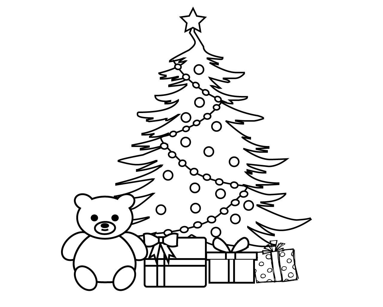 Xmas Coloring Pages Print