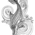 mandala fish coloring pages for adults